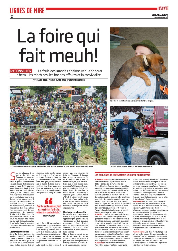 thumbnail of Journal du Jura du 03.09.19