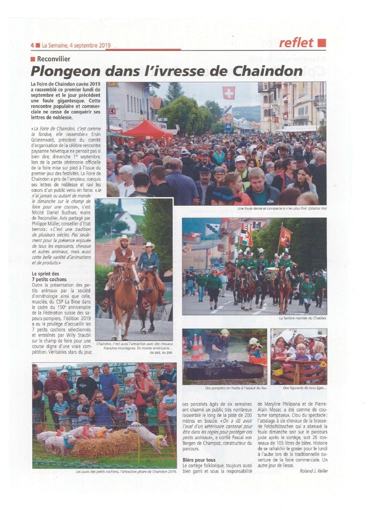 thumbnail of La Semaine du 04.09.19