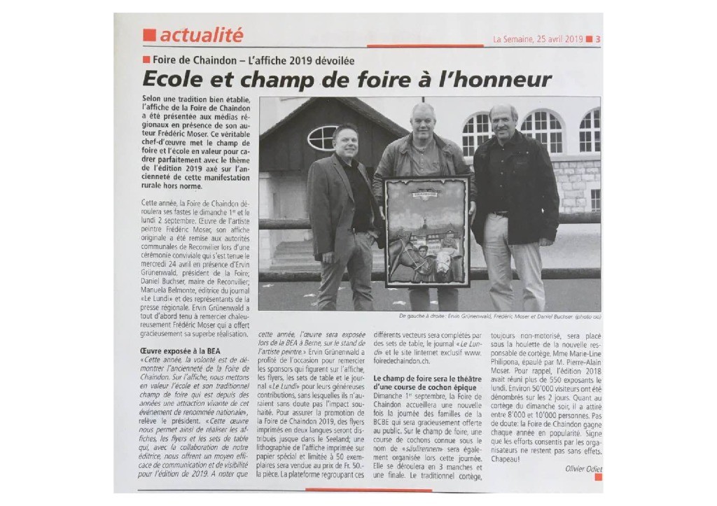 thumbnail of La Semaine du 25.04.2019