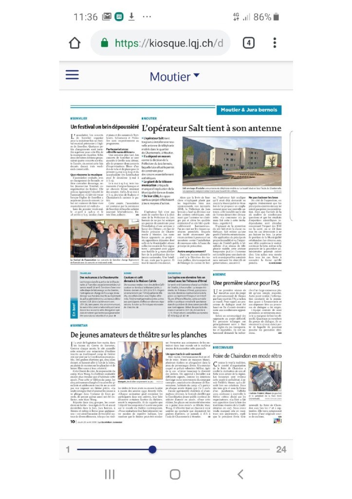 thumbnail of Quotidien jurassien du 25.04.2019