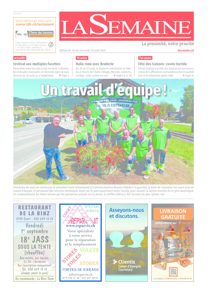 thumbnail of La Semaine 23.08.23 1