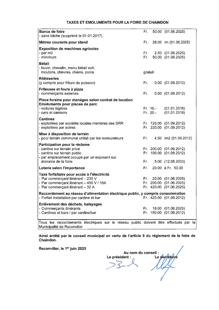 thumbnail of 07.0241 – Taxe et Emolument Foire de Chaindon – 01.06.2025
