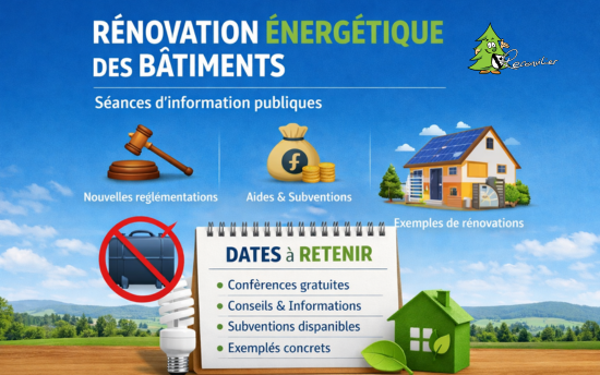 Soirée d&rsquo;information – Rénovations énergétiques