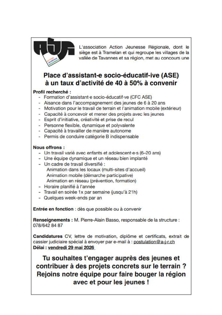 thumbnail of Annonce AJR