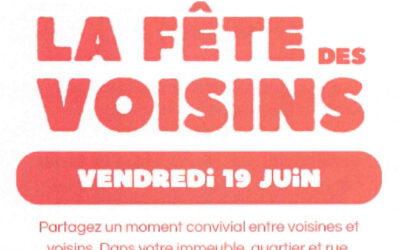 C&rsquo;est la fête des voisins !