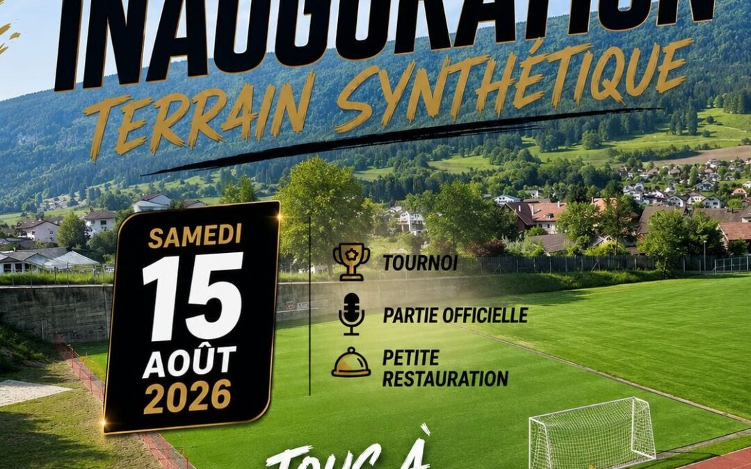 Inauguration – terrain synthétique Valbirse